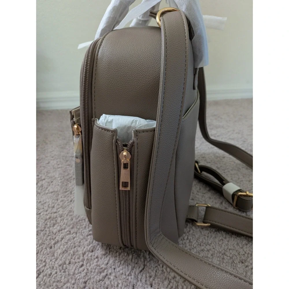 NEW Ayla & Co The Ayla Diaper Bag Pebble Backpack + Accessories Factory Seal